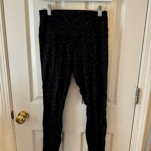 Lululemon Black Leopard Align Leggings